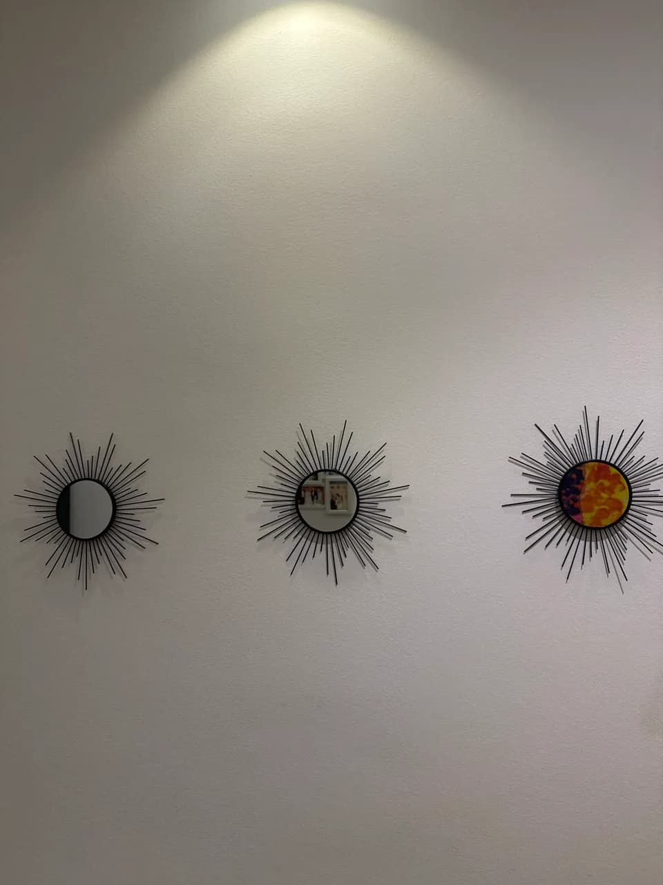 Miroir décoration soleil