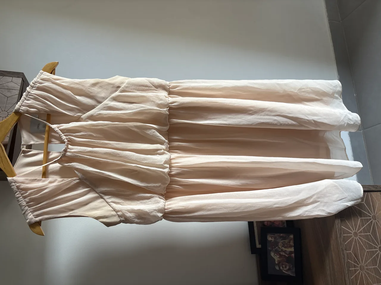 Robe rose maternité