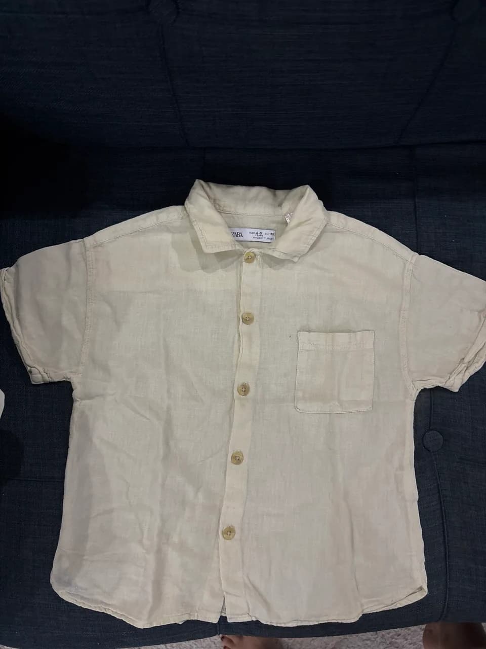 Chemise jaune clair