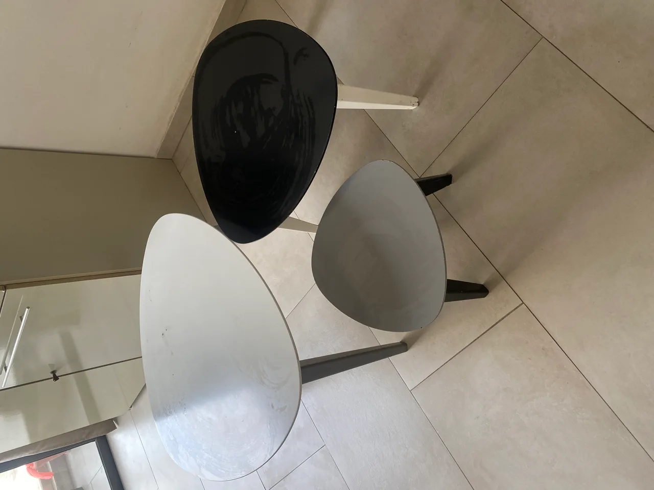 Set de 3 tables basses pour salon