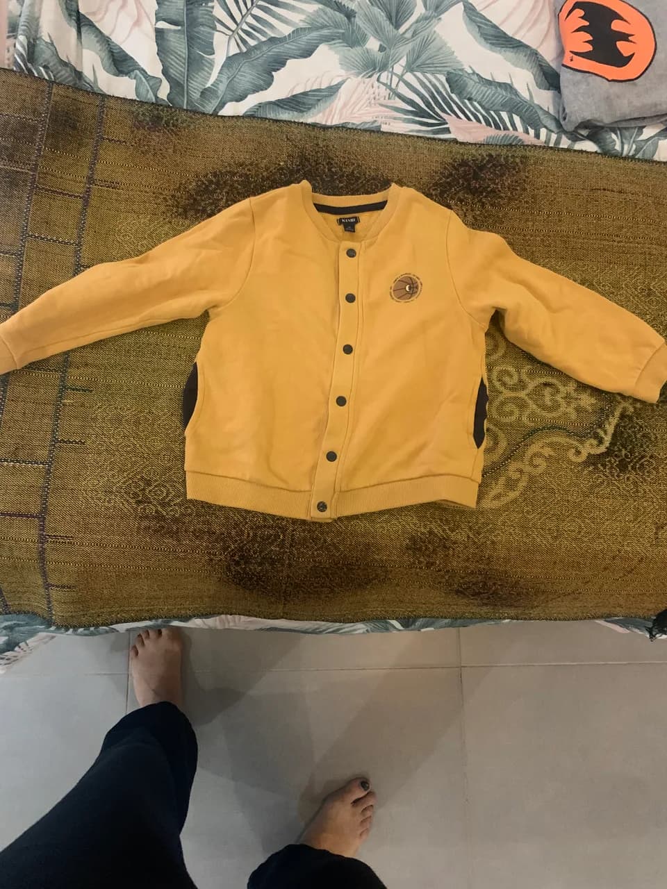Veste garçon jaune