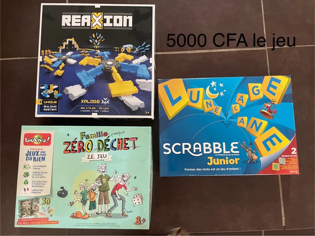 Jeux société et construction