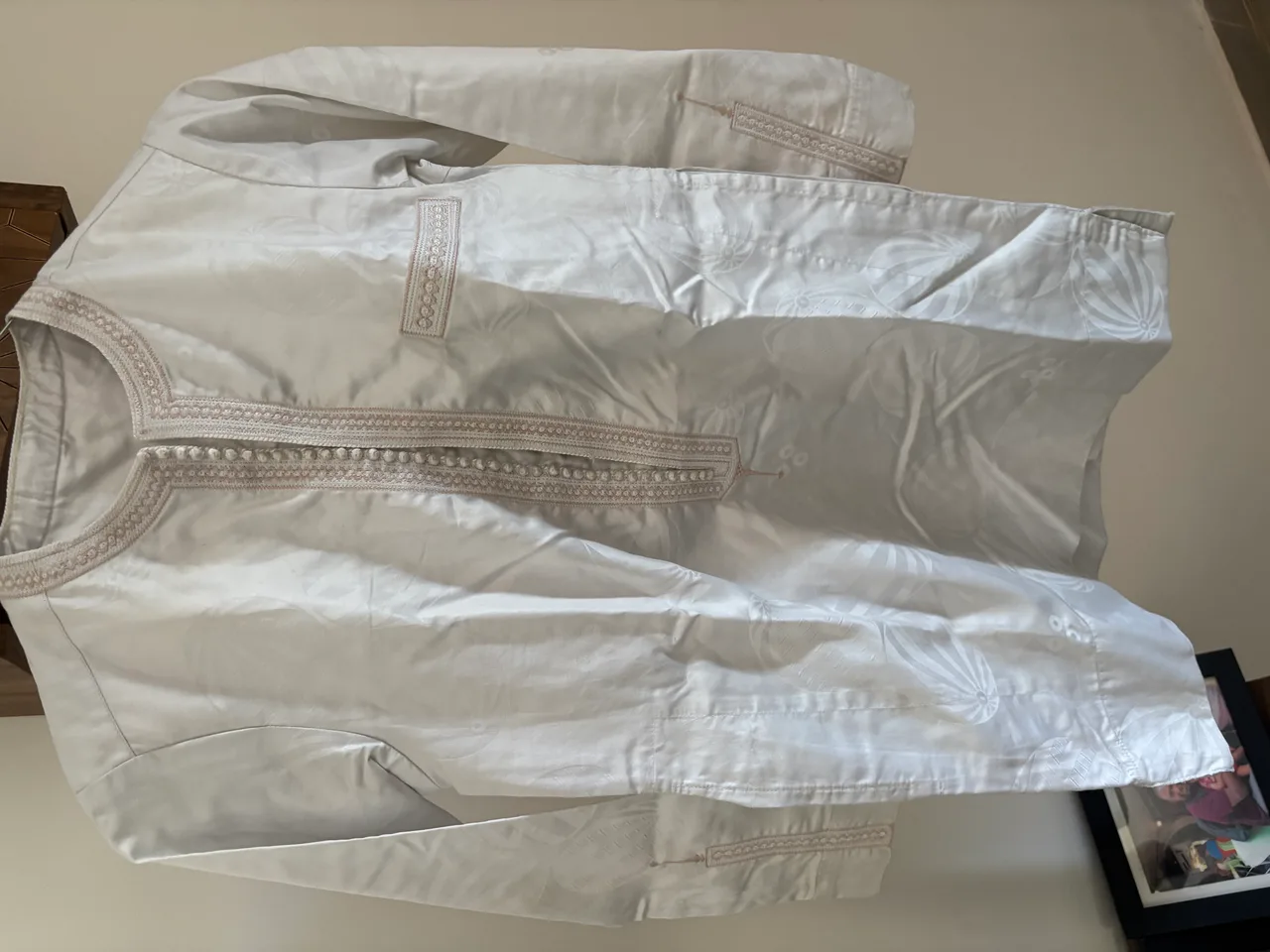 Tenue traditionnelle blanche 5 ans