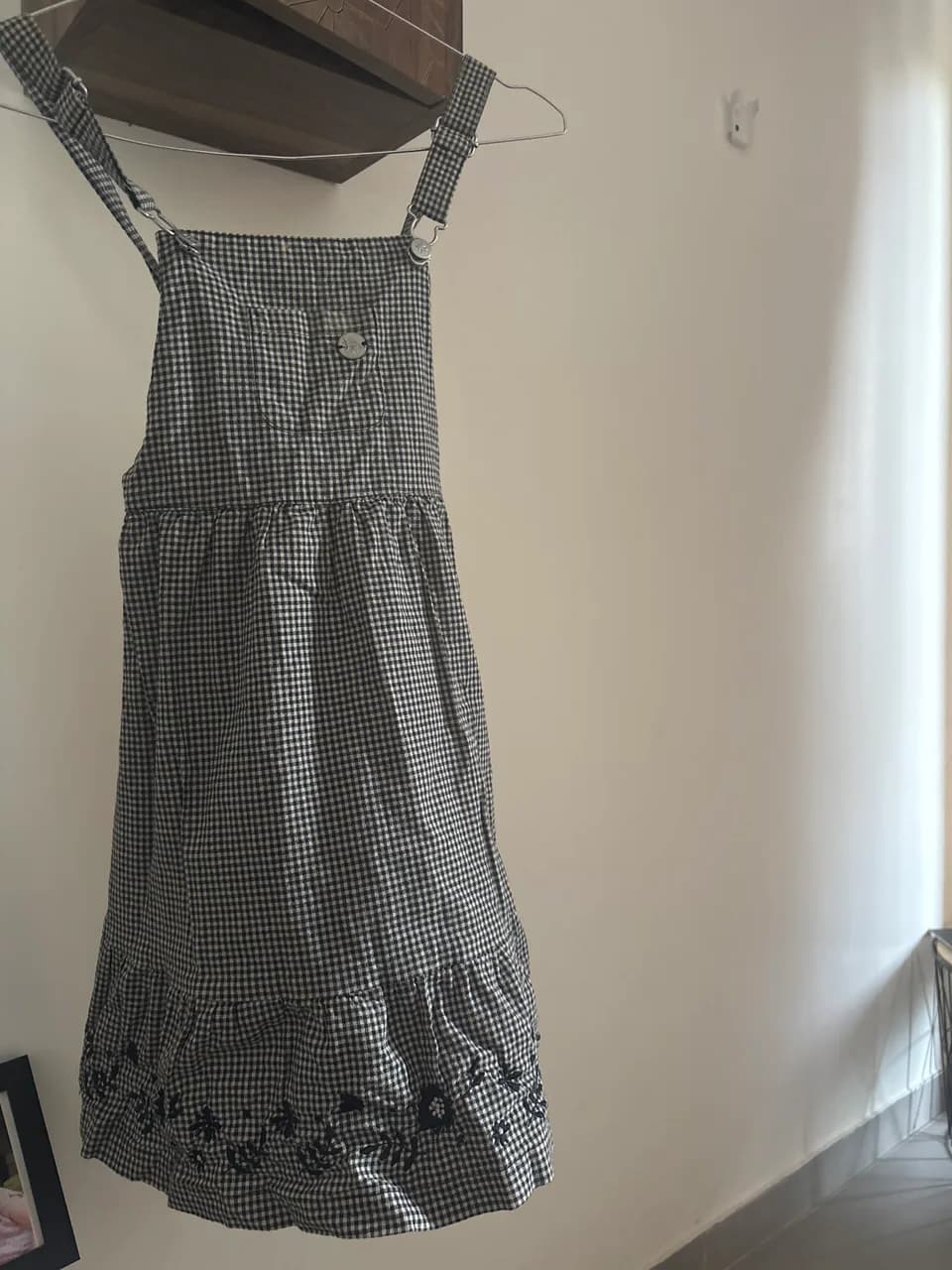 Robe à carreaux 8 ans